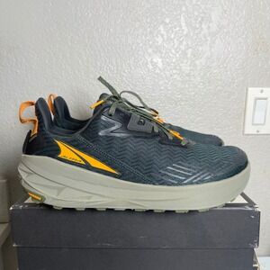 Altra Experience Wild ALOA82CF000 Green Black Orange Running Shoes Men's 12 US